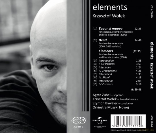Krzysztof Wołek: Elements (digipack) [CD]