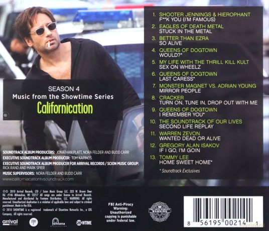 Californication Season 4-Ost [CD]