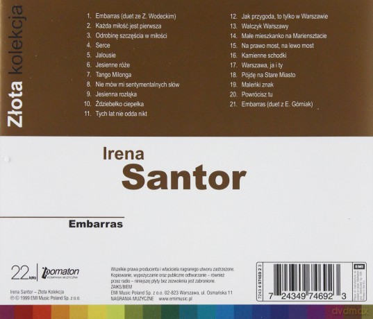 Irena Santor: Złota Kolekcja [CD]