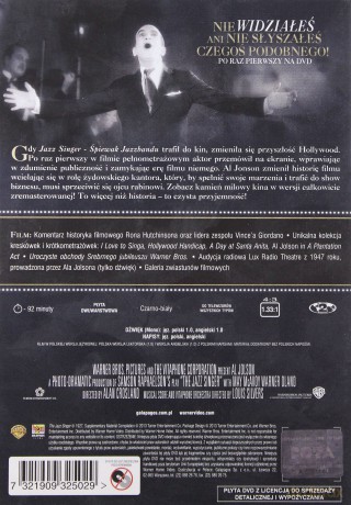 Jazz Singer - Śpiewak Jazzbandu [DVD]