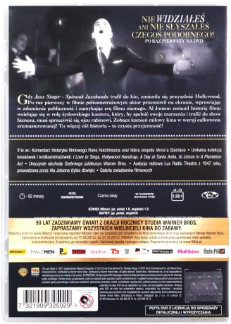 Jazz Singer - Śpiewak Jazzbandu [DVD]