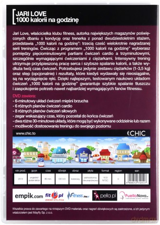 Jari Love: 1000 kalorii na godzinę [DVD]