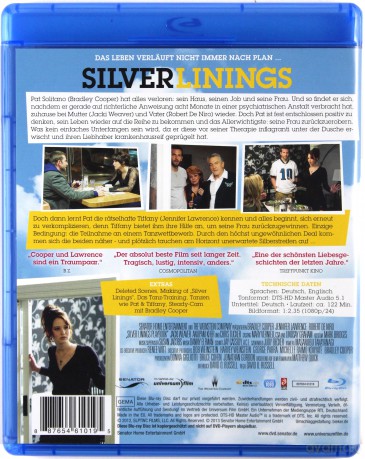 Silver Linings Playbook (Poradnik pozytywnego myślenia) [Blu-Ray]