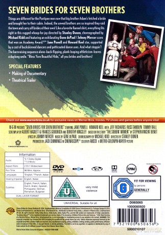 Seven Brides For Seven Brothers (Siedem narzeczonych dla siedmiu braci) [DVD]