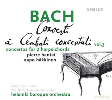 Hantai/Häkkinen/Helsinki Baroque Orchestra: Cembalokonzerte Vol.3 [CD]