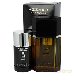 Azzaro pour Homme Zestaw - woda toaletowa 100ml spray + dezodorant sztyft 75ml (99182)  [PERFUMY]