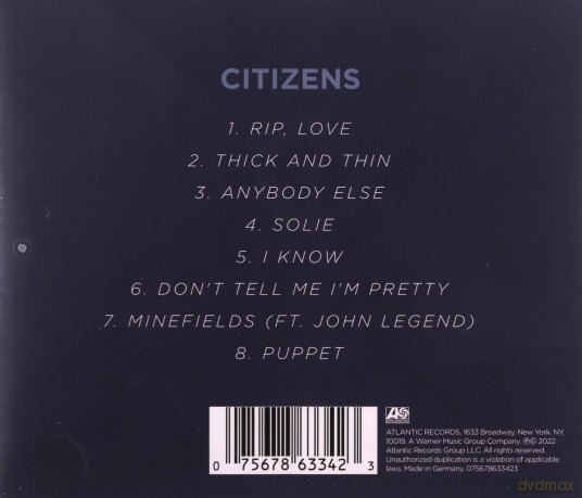Faouzia: Citizens [CD]