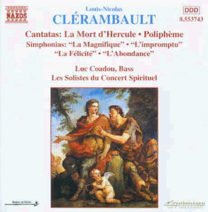 CLERAMBAULT:Cantatas&Simphonia s [CD]