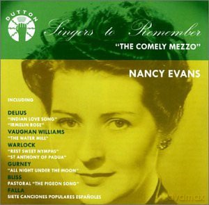 Nancy Evans: Comely Mezzo [CD]