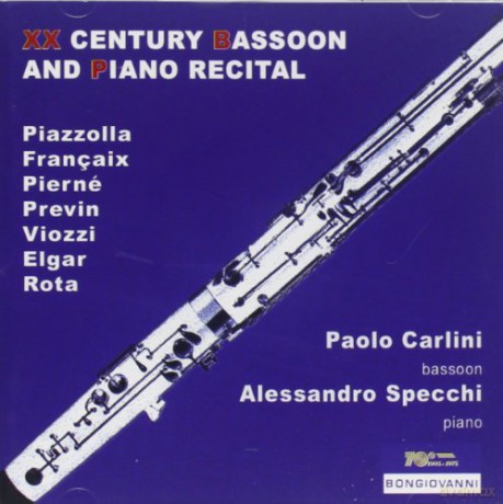 Paolo Specchi Alessandro Carlini: Concertpiece Op 35 For Bassoon And Piano [CD]
