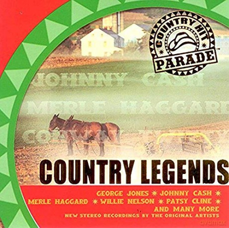 Country Legends-Johnny Cashmerle Haggard Willie Nelson Glen Campbel [CD]