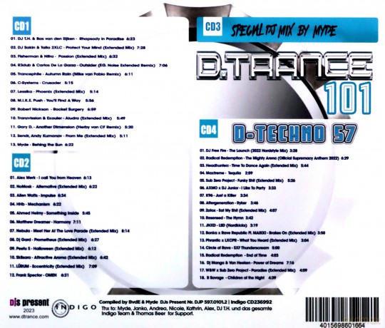 D.Trance 101 (Incl. D-Techno 57) [4CD]