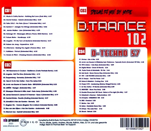 D.Trance 102 (Incl. D-Techno 58) [4CD]
