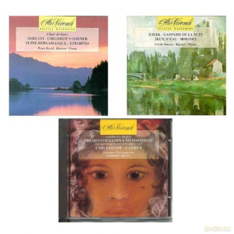 Debussy - Ravel - Bizet - Musik [3CD]