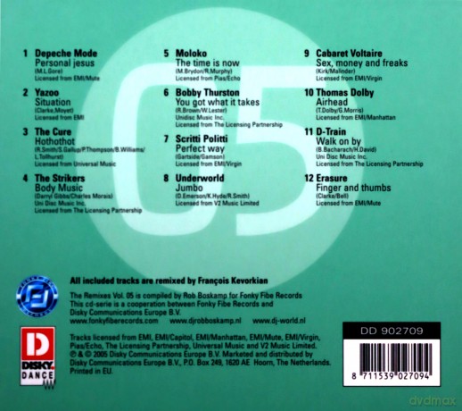 The Remixes Vol.5: Depeche mode,yazoo,cure... [CD]