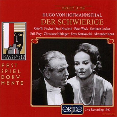 Fischer/Locker/Weck/Hörbiger/Steinboeck/+: Der Schwierige-Lustspiel in Drei Akten [2CD]