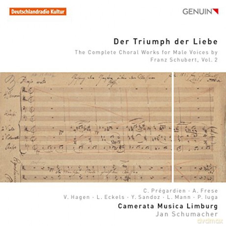 Pregardien/Frese/Schumacher/Camerata Musica Limb.: Der Triumph Der Liebe-Werke Für Männerchor Vol.2 [CD]