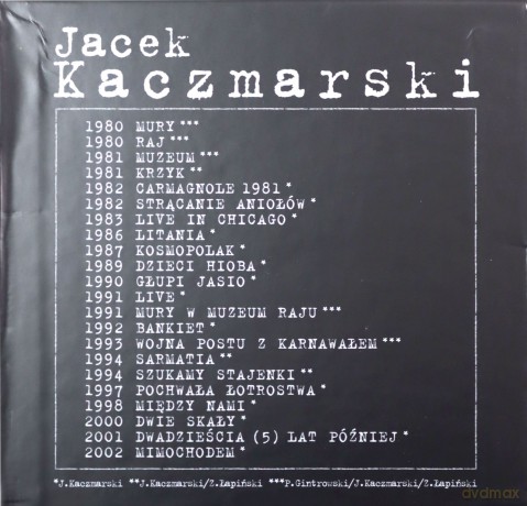 Jacek Kaczmarski: Syn Marnotrawny [BOX] [22CD] 