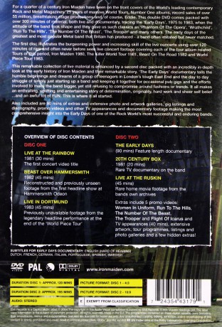 Iron Maiden: Iron Maiden part 1 The Early Days [2DVD]