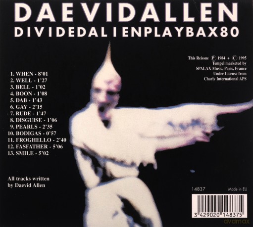 Daevid Allen: Dividedakienplaybox80 [CD]