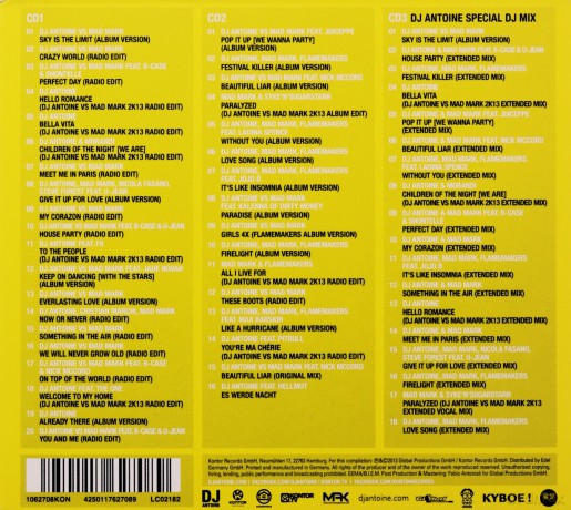 Dj Antoine: DJ Antoine-Sky Is The Limit(Ltd.) [3CD]
