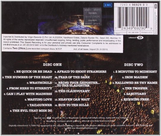 Iron Maiden: Live At Donnington [2CD]