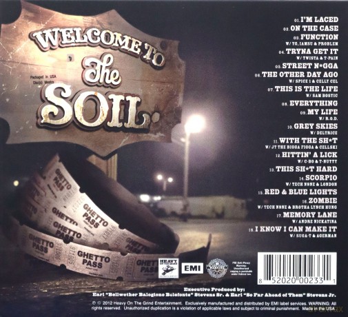E-40-Block Brochure-Welcome To The Soil 2 [CD]