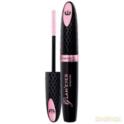 Rimmel Mascara Glam Eyes Pogrubiająco - wydłużający Tusz do Rzęs 8ml - 001 Black czarny (90737)  [KOSMETYKI]