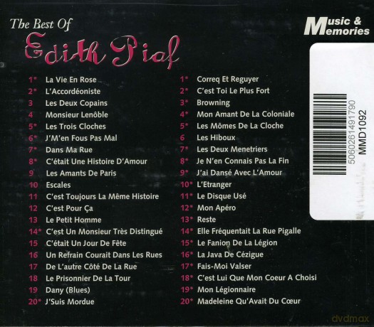 Edith Piaf-Best Of [2CD]