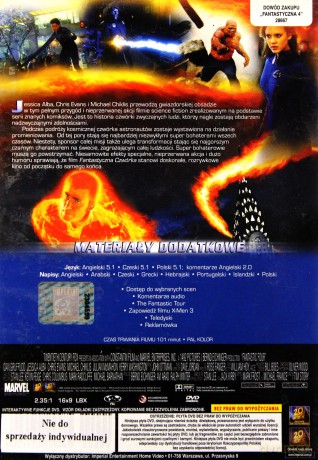 Fantastyczna czwórka [DVD]