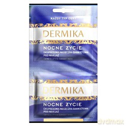 Dermika Nocne Życie Maseczka ekspresowa, bankietowa pod makijaż 2x5ml (37012)  [KOSMETYKI]