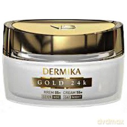 Dermika GOLD 24 k Krem Zastrzyk Młodości 55+ dzień/noc 50ml (69003)  [KOSMETYKI]
