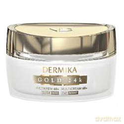 Dermika GOLD 24 k Luksusowy multikrem 60+ dzień/noc 50ml (69008)  [KOSMETYKI]