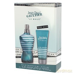 Jean Paul Gaultier Le Male Zestaw - woda toaletowa 75ml spray + żel pod prysznic 75ml [PERFUMY]