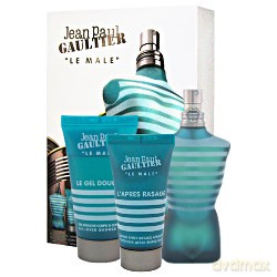Jean Paul Gaultier Le Male Zestaw - woda toaletowa 75ml spray + balsam po goleniu 30ml + żel pod prysznic 50ml [PERFUMY]