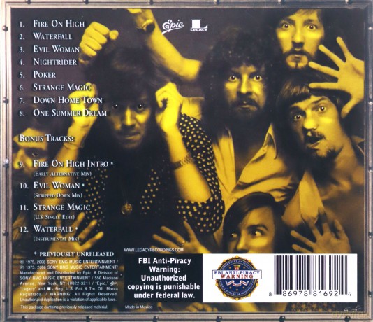 Electric Ligth Orchestra-Face The Music [CD]