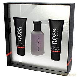 Hugo Boss Bottled Sport Zestaw - Woda toaletowa 50ml + balsam po goleniu 50ml + żel pod prysznic 50ml [PERFUMY]