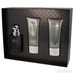 Gucci By Gucci pour Homme Zestaw - woda toaletowa 50ml spray + balsam po goleniu 50ml + żel pod prysznic (25736/63072)  [PERFUMY]