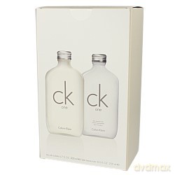 Calvin Klein one Zestaw - woda toaletowa 200ml spray + emulsja do ciała 250ml (51110)  [PERFUMY]