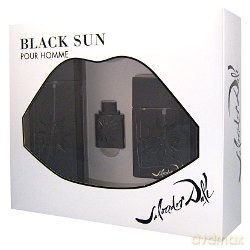 Salvador Dali Black Sun Zestaw - woda toaletowa 100ml spray + woda po goleniu 50ml spray + woda toaletowa 5ml bez sprayu (30404)  [PERFUMY]