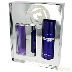 Paco Rabanne Ultraviolet Man Zestaw - woda toaletowa 100ml spray + dezodorant 150ml spray (50480/50844)  [PERFUMY]