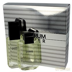 Antonio Puig Quorum Silver for Men Zestaw - woda toaletowa 100ml spray + woda po goleniu 100ml bez sprayu (60117)  [PERFUMY]