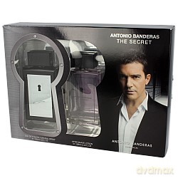 Antonio Banderas The Secret Zestaw woda toaletowa 100ml spray + woda po goleniu 100ml bez sprayu (75143)  [PERFUMY]