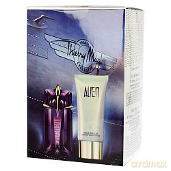 Thierry Mugler Alien Zestaw - woda perfumowana 60ml spray + balsam do ciała 100ml (88238)  [PERFUMY]