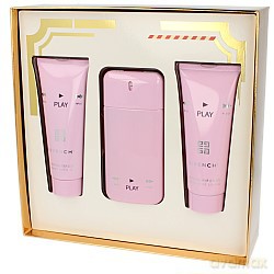Givenchy Play for Her Zestaw - woda perfumowana 50ml spray + balsam do ciała 75ml + żel pod prysznic 75ml (94587)  [PERFUMY]