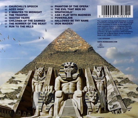 Iron Maiden: Somewhere Back In Time: The Best Of 1980 [CD]
