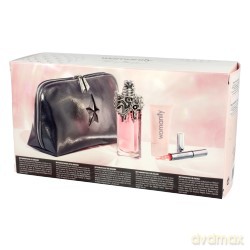 Thierry Mugler Womanity Zestaw - Woda perfumowana 50ml spray + balsam do ciała 30ml + Magma Fusion błyszczyk 2ml + kosmetyczka (00278)  [PERFUMY]