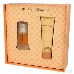 Laura Biagiotti Roma Zestaw - woda toaletowa 25ml spray + balsam do ciała 50ml (53135)  [PERFUMY]