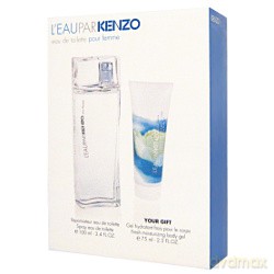 Kenzo L eau par Kenzo pour Femme Zestaw - woda toaletowa 100ml spray + żel do ciała 75ml (92919)  [PERFUMY]