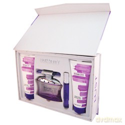 Sex in the City Lust Zestaw - woda perfumowana 100ml spray + woda perfumowana 20ml spray + balsam do ciała 200ml + żel pod prysznic 200ml  [PERFUMY]